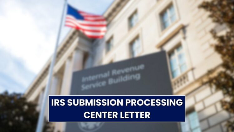 IRS Submission Processing Center Letter in 2026: What It Means and What to Do